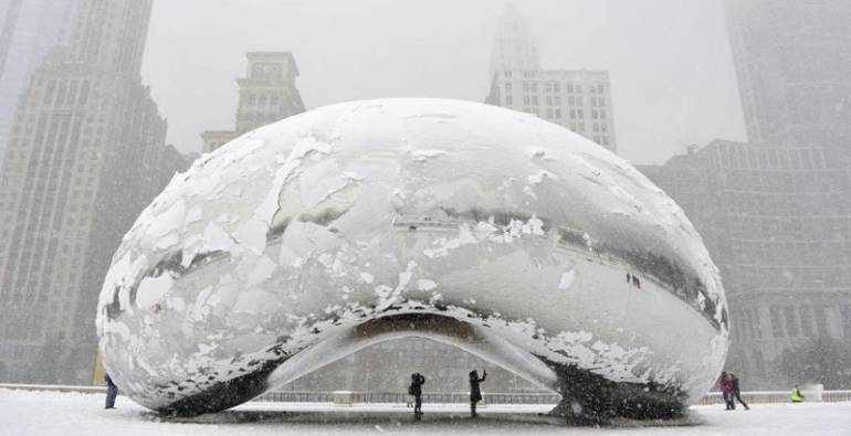 Chicago podría registrar temperaturas más bajas que en la Antártida
