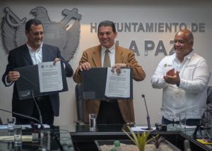 Firman Acuerdo de Hermanamiento Alvarado, Veracruz y La Paz, Baja California Sur
