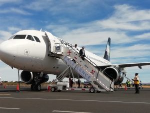 La aerolínea Volaris puso en marcha el vuelo Tijuana Loreto