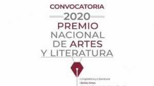 INVITA ISC A PARTICIPAR EN LA CONVOCATORIA DEL PREMIO NACIONAL DE ARTE Y LITERATURA 2020