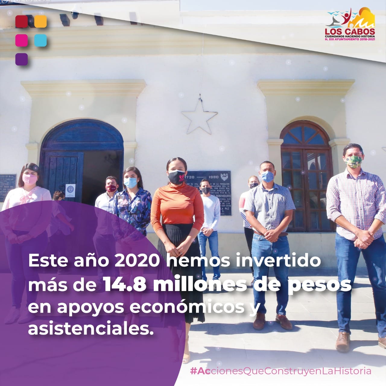 Este 2020 destina Gobierno de Los Cabos $14.8 millones de pesos en apoyos asistenciales y económicos.
