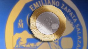 Así es la nueva moneda de 20 pesos con la imagen de Emiliano Zapata
